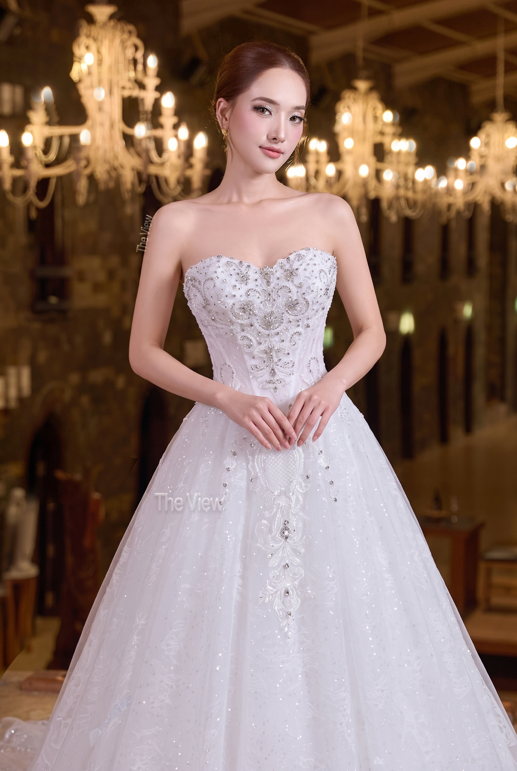 váy cưới đi bàn tiệc chất liệu ren nhập đính đá cao cấp thiết kế tùng váy nhẹ 633 váy cưới đi bàn tiệc chất liệu ren nhập đính đá cao cấp thiết kế tùng váy nhẹ 633
